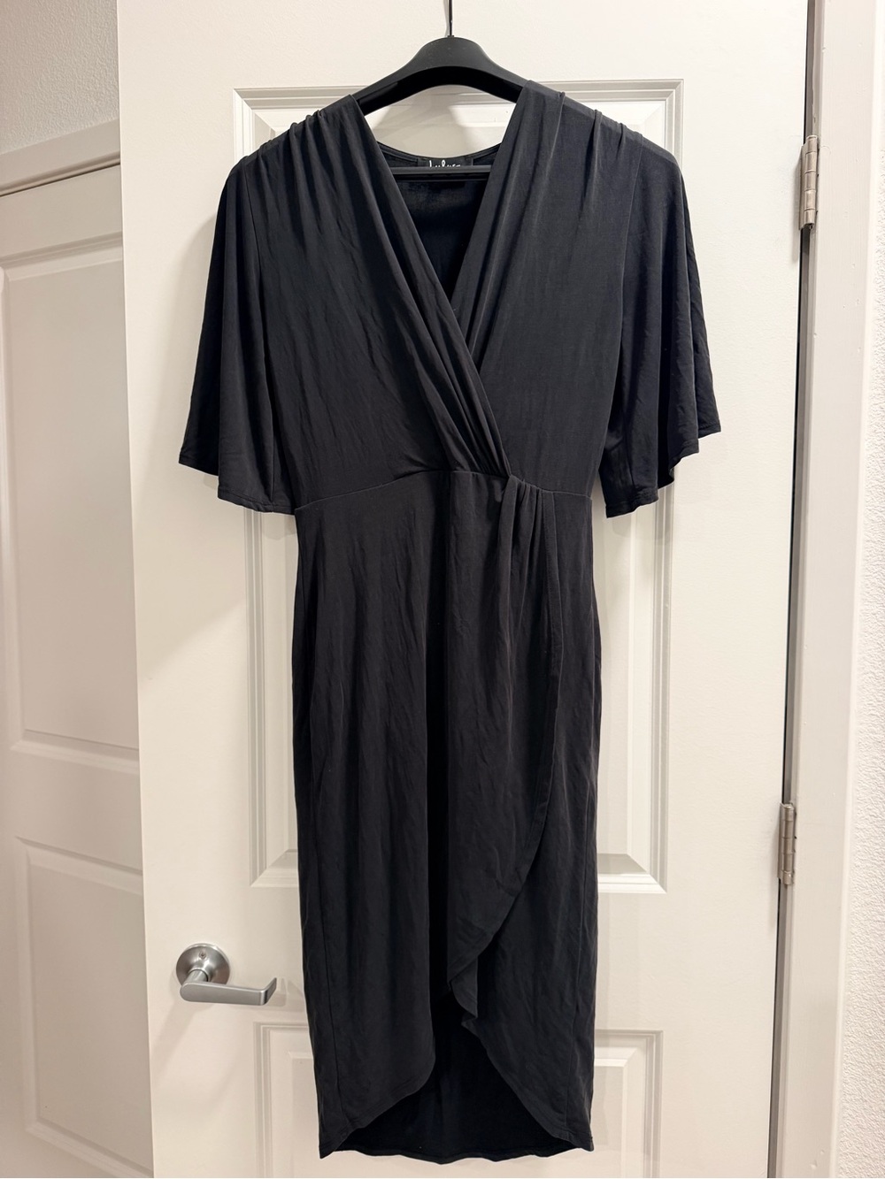 Lulus Classic Black Wrap Dress - Women